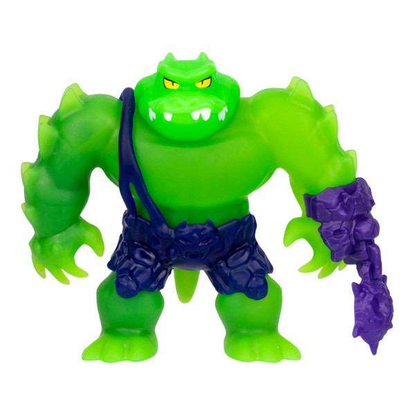 Heroes of Goo Jit Zu Meteor Madness, Stretchy Rock Jaw Action Figure, with Unique Gooey Filling & Meteor Battle Gauntlet, Sensory Toy That Stretch Up to 3X Its Size