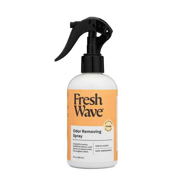 Fresh Wave Orange Scent Odor Removing Spray, 8 fl. oz. | Odor Absorber for Home, Furniture, Fabrics & Trash | Safer Odor Relief