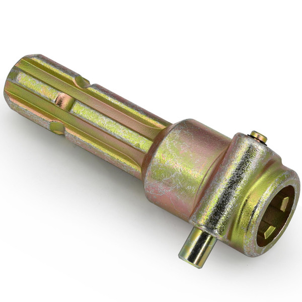 PTO Shaft Extender, PTO Quick Connect for Tractor, Connect Adapter for 1-3/8in 6 Spline Female, 1-3/8in 6 Spline Male, Heavy Duty Metal PTO Drive Shaft, 70HP