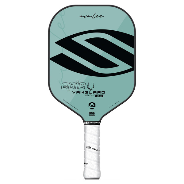 Selkirk Vanguard 2.0 Pickleball Paddle | Carbon Fiber Pickleball Paddle with a Polypropylene X5 Core | Pickleball Rackets Made in The USA | Epic Midweight, Dragonfly Blue|