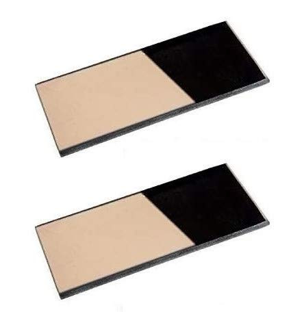 2 EACH Shade 10 Glass GOLD 2" x 4.25" Welding Hood Lens Helmet Filter 2 x 4-1/4 Replacement