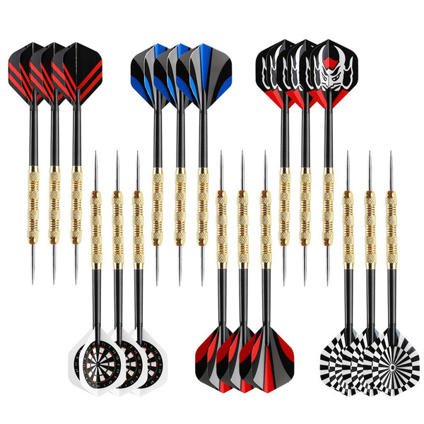 Accmor Metal Tip Darts, Steel Tip Darts, Professional Metal Darts, Darts Metal Tip Set, Metal Darts for Dartboard,18 pcs ﻿-1768729432