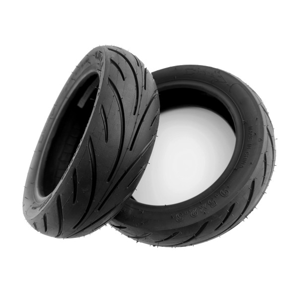 ZAITUO 9.5 x 2.3 9.5" Rubber Explosion-proof Tubeless Tire Replacement for NIU kqi 100p Electric Kick Scooter Electric Scooter Vacuum Tyre Wheel Parts (1)