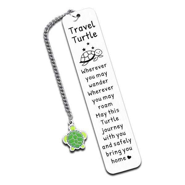 Stocking Stuffers for Turtle Lovers Teen 12-16, Sea Turtle Gifts for Women, Cute Bookmark, Turtles Gift for Turtle Lovers, Travel Turtles Gift, White Elephant Gifts Kids