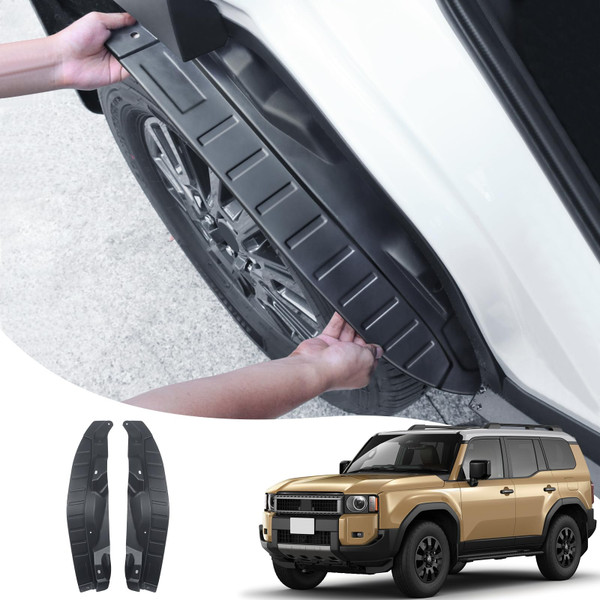 Rear Wheel Anti-Mud Fender for 2024 2025 2026 Toyota Land Cruiser 250 1958 Prado Lc250 J250 No Drilling Splash Guard Interior Modification 2025 land cruiser accessories
