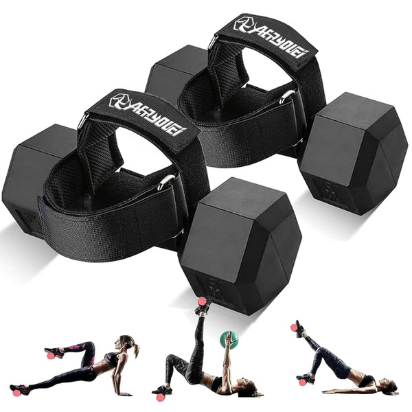 Dumbbell Foot Attachment, Tibialis Trainer, Adjustable Ankle Weights, Leg Workouts at Home for Hip Flexors,Ankle Straps for Weight Lifting,Shin Splint,Hamstring Curls,Leg extensions,Home Gym Equipment