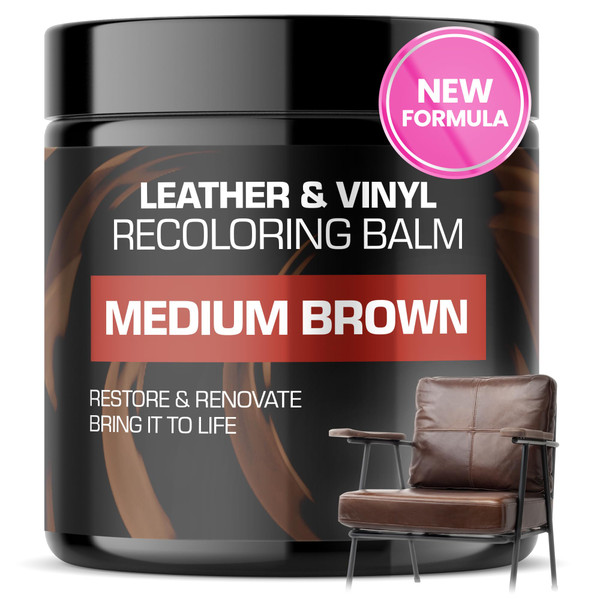 Leather Recoloring Balm, Color Restorer, Scratch Remover, Couch Paint and Repair, Leather Balm for Couches-1768929493