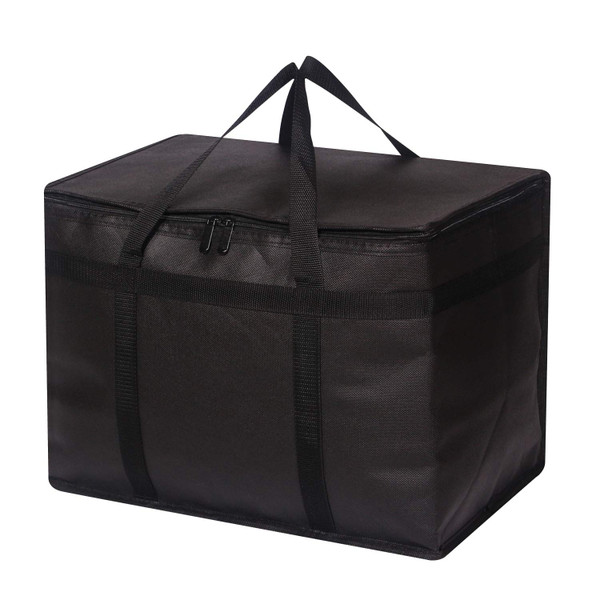 DIOMMELL XL Insulated Reusable Grocery Bags with Sturdy Zipper Reinforced Bottom & Handles, Foldable Washable Heavy Duty Cooler Totes for Hot or Cold Food Delivery, Groceries, Travel, Shopping