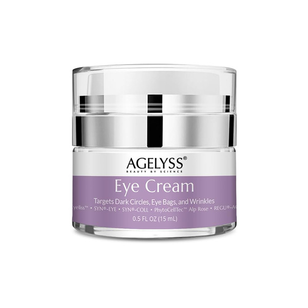 Restorative Eye Cream with Eyeliss™ - For Eye Bags, Dark Circles & Fine Lines - Paraben-Free, Cruelty-Free, Vegan - 0.5 fl oz. - Pack of 1