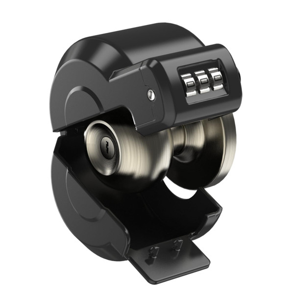 PUGED Door Knob Lockout Device Cover to Disable Doorknob/Faucet/Water Valve Hose Lock Door Handle Temporary Lock for Bedroom Door from Outside