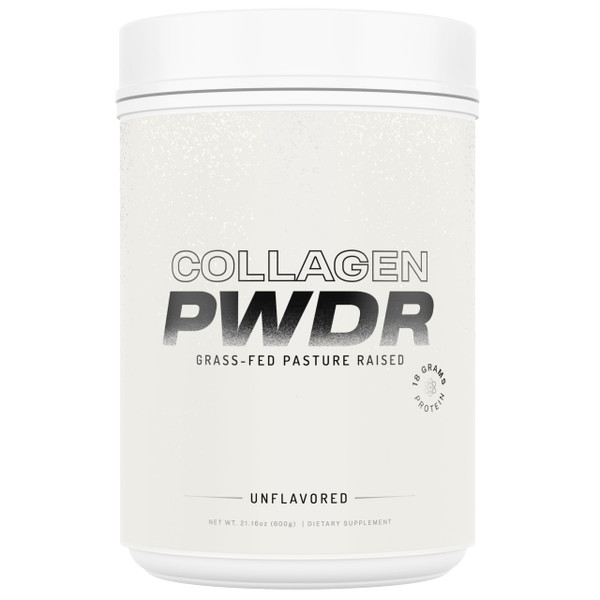 PWDRS Collagen | Promotes Hair, Skin, Nail, Joint, Bone and Ligament Health | Grass Fed & Pasture Raised | All Natural, Zero Sugar (Unflavored)