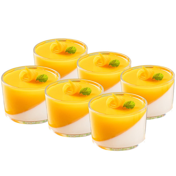 Baalaka Ramekins Oven Safe, Creme Brulee ramekins set of 6, Small Glass Bowls 4oz, Dipping Sauce Cups, Clear Salad Dressing Container and Dessert Bowls for Custard