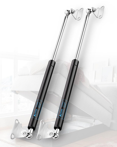 ARANA 28 inch 400lb Gas Struts Shock Prop, 28" Gas Struts Lift-Support with Mounting Brackets for Heavy-Duty Lid RV Bed Murphy Bed Trap Door Shed Door(Fit 385-415lbs Lid), 2Pcs ARANA 28 inch 400lb Gas Struts Shock Prop, 28" Gas Struts Lift-Support with Mounting Brackets for Heavy-Duty Lid RV Bed Murphy Bed Trap Door Shed Door(Fit 385-415lbs Lid), 2Pcs