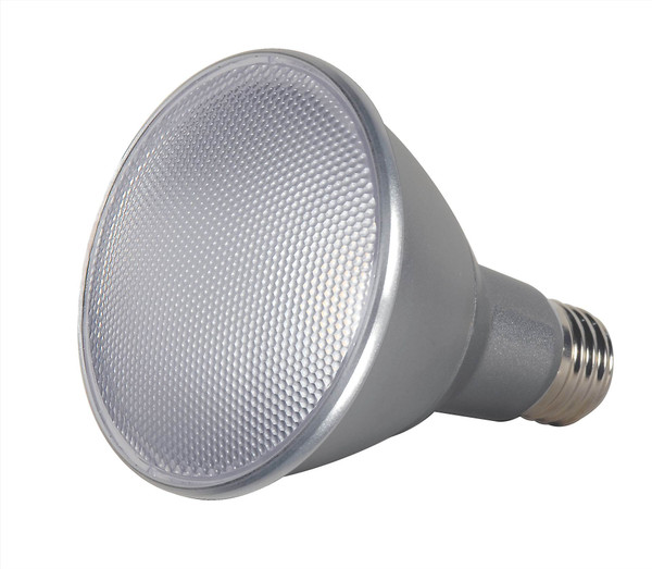 Satco S9436 Par30 Long Neck LED 3000K 60' Beam Spread Medium Base Light Bulb, 13W