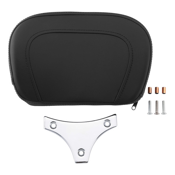 TCMT Detachable Leather Sissy Bar Backrest Pad Bracket Fits For Harley Touring Electra Glide Road King Street Glide Road Glide1997-2025