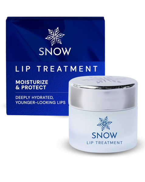 SNOW Overnight Lip Treatment - Moisturizing Lip Balm with Shea Butter & Vitamin E - Lip Treatment for Dry, Cracked Lips - Sulfate-Free Lip Treatment - Plumping & Hydrating Lip Care Mask