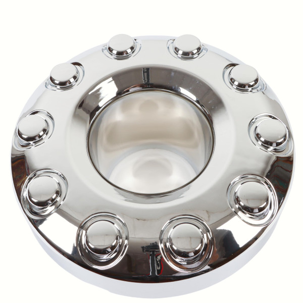 PPCovers Replacement for 05-17 F450 Super Duty DUALLY Chrome 10 Lug Front Wheel Center Hub Cap 1 Piece 5C3Z1130NA-1769274872
