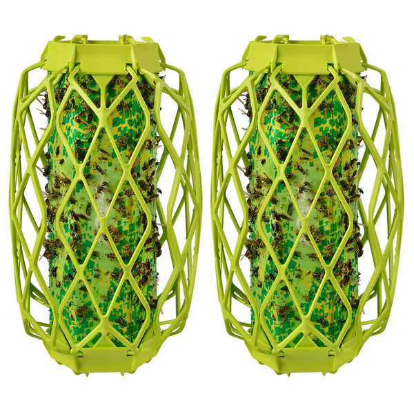 RESCUE! VisiLure® TrapStik for Wasps, Mud Daubers, Carpenter Bees – 2 Pack