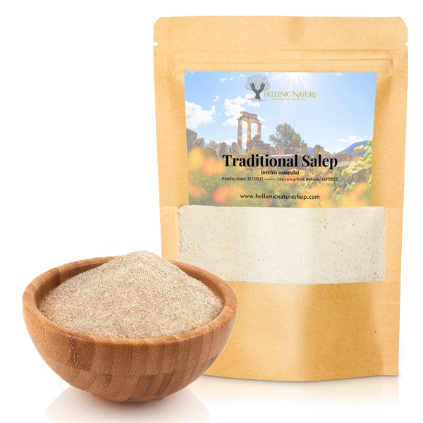 TRADITIONAL SALEP SAHLEP SAHLAB - NEW FORMULA - For Hot Drink in DoyPack with ZipLock for Awesome Freshness (2.82oz) TRADITIONAL SALEP SAHLEP SAHLAB - NEW FORMULA - For Hot Drink in DoyPack with ZipLock for Awesome Freshness (2.82oz)