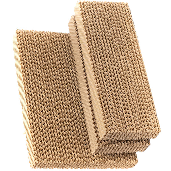 Hessaire Replacement Evaporative Cooler Pads - Swamp Cooler Replacement Pads Corrugated Build - Low Odor Xel50 Media Evaporative Cooling Pad for 3100 CFM Cooler Fan - 3 Panels, 21.75” x 10” & 18”-1769279819