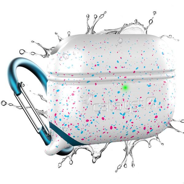 Catalyst Waterproof Case for AirPods Pro 2nd Generation and AirPods Pro 1st Generation - Wireless and USB-C Charging Compatible, One Piece Design, High Drop Protection Case with Carabiner