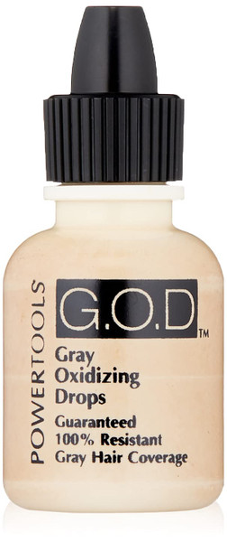 GOD, The Original Gray Oxidizing Drops | Guaranteed Authentic Formula | Mix Directly Into Formula For Guaranteed Grey Coverage (0.25 Fl Oz)