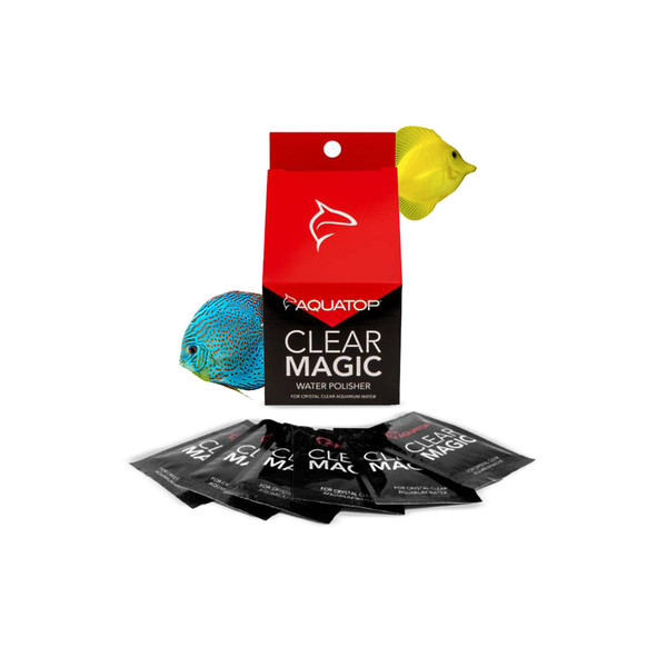 Aquatop Clear Magic Water Polisher - Safe for Freshwater and Saltwater Aquariums - May be added once a week - Easier Pick up by your Aquarium