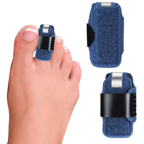 YJWZWE Toe Splint for Broken Toe U-Shaped Toe Corrector Brace Toe Straightener Adjustable Fixed Support for Men and Women Claw Toes 2Pcs