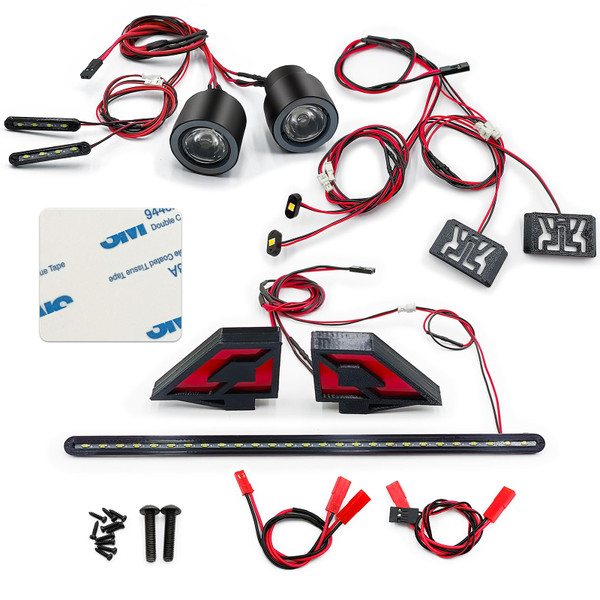 WEFEINO RC LED Light Kit Headlight Taillights Side Light for 1/7 Felony 6S RC Car Upgrades Accessories