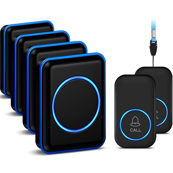 Caregiver Pager, FullHouse Wireless Call Button 1000+ Feet, SOS Alert Nurse Calling Elderly Fall Help System for Patient/Disabled Monitoring at Home, IP55 Waterproof-1769384561