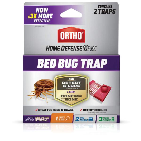 Ortho Home Defense Max Bed Bug Trap, Detect Bed Bugs in Homes and While Traveling, 2 Traps in Each Package Ortho Home Defense Max Bed Bug Trap, Detect Bed Bugs in Homes and While Traveling, 2 Traps in Each Package