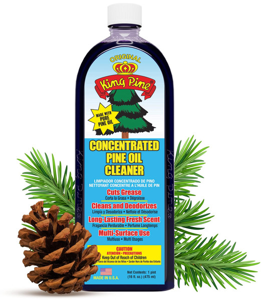 King Pine Concentrated Pine Oil Multi-Surface Cleaner Industrial Strength, Original Black, 32 Fl Oz King Pine Concentrated Pine Oil Multi-Surface Cleaner Industrial Strength, Original Black, 32 Fl Oz