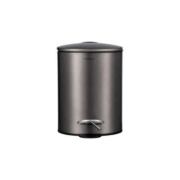 Blomus TUBO Pedal Bin Wastepaper Basket - Burnt Metal Metallic