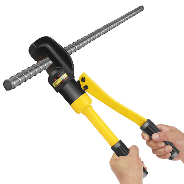 8T Hydraulic Rebar Cutter Steel Bolt Chain Cutting tool, Bolt Cutters Heavy Duty, Bolt Cutter 4mm to 16mm for Padlocks, Lock Cutter Heavy Duty Chain, Ergonomic Non-Slip Handle Bolt Cutter