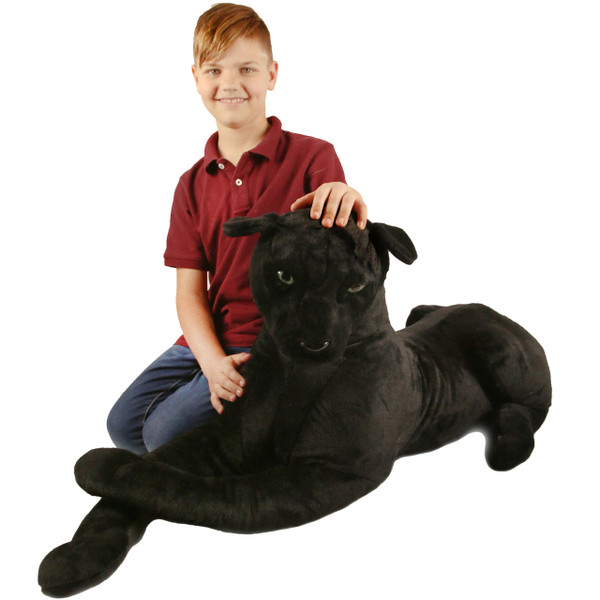 TigerHart Pana The Black Panther - 42 Inch (Tail Measurement Not Included) Big Stuffed Animal Plush Leopard TigerHart Pana The Black Panther - 42 Inch (Tail Measurement Not Included) Big Stuffed Animal Plush Leopard