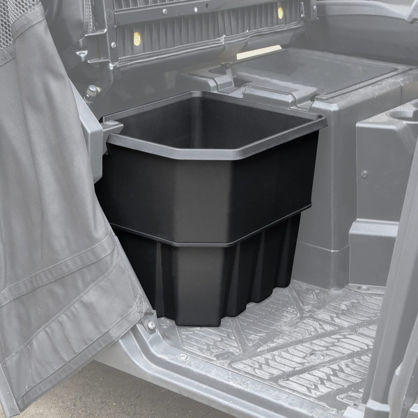 SAUTVS Under Seat Storage Box for Polaris Ranger 1000/XP 1000/Crew/Diesel 2018-2025, Poly Underseat Combined Storage Bin, Replace #2882910