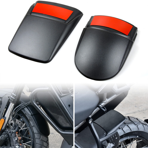 VEISUTOR Front and Rear Mudguard Extender Kit for Pan American 1250, Motorcycle Fender Extension Splash Guard for Harley Pan America 1250 2021-2024 Accessories