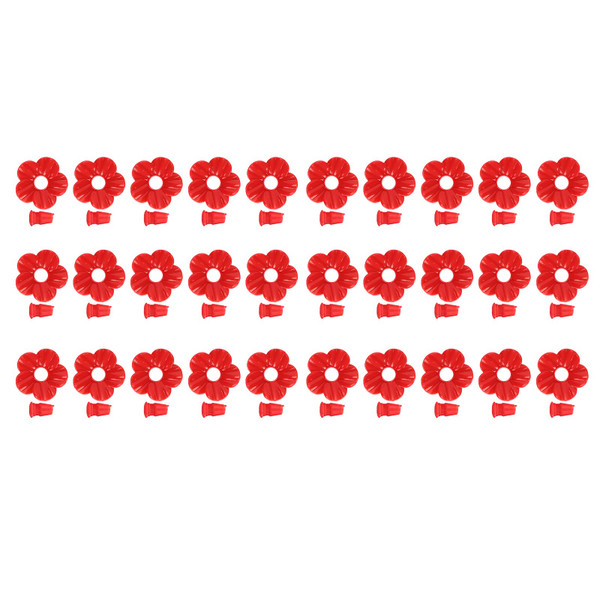 Hummingbird Feeder Replacement Flowers - Set of 30 Multicolor Flower Bird Feeding Tray (Type 1)