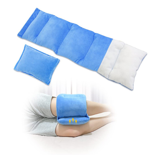 Knee Pillow for Side Sleepers Leg Pillows Side Sleeping Hip Pillow Knee Wedge Leg Support Pillow Between Legs for Sleeping Knee Support Surgery Pillow for Aligns Spine, Back, Sciatica Pain Relief