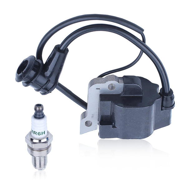 Ignition Coil for Honda GX35 UMK435 HHT35S and Series, ADEFOL Ignition Coil Module with Spark Plug Brushcutter Accessory 4-Stroke Engine Parts Replace 30500-Z0Z-013, 30500-Z3F-003
