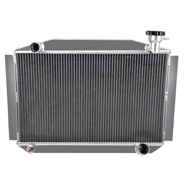 ECMRAD 3 Row Aluminum Radiator for 1955-1960 Chevy Corvette 4.6L V8 Manual 1958 1959 1957 1956