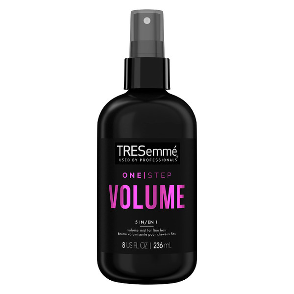 TRESemmé One Step 5-in-1 Volumizing Hair Styling Mist For Fine Hair One Step Volume Hair Care Product for Soft, Weightless Volume 8 oz