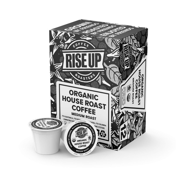 Organic House Roast Coffee 12ct Recyclable Coffee Pods Organic House Roast Coffee 12ct Recyclable Coffee Pods