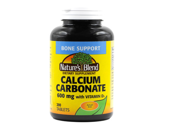 NAT B CALCIUM CARB/D TB 600MG 200 NAT B CALCIUM CARB/D TB 600MG 200