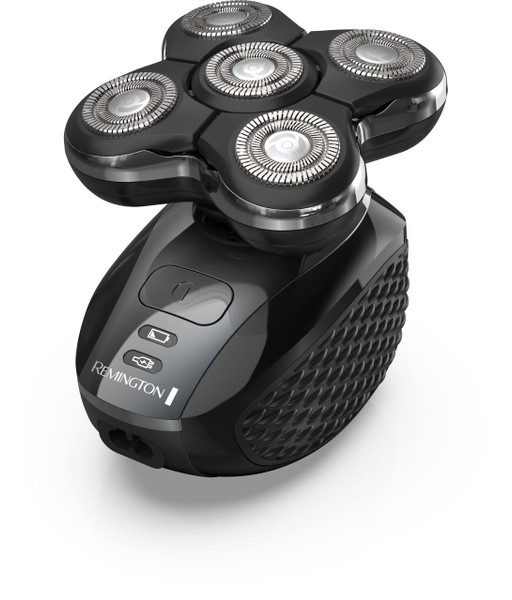 Remington XR7000 Balder Pro Rotary Shaver Rechargeable Waterproof Electric Razor for Men Cordless Lithium Power 5 Dual Track Flexing Heads and Pop-Up Trimmer Black