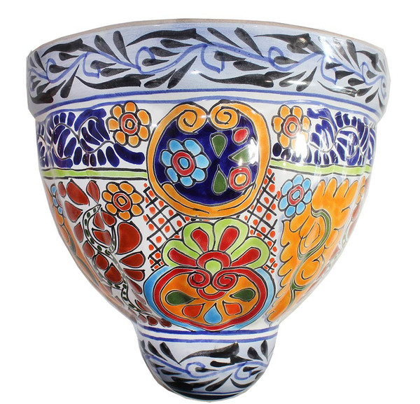 Generic Talavera Extra Large Wall Planter - 12.0 Inch x 11.75 Inch