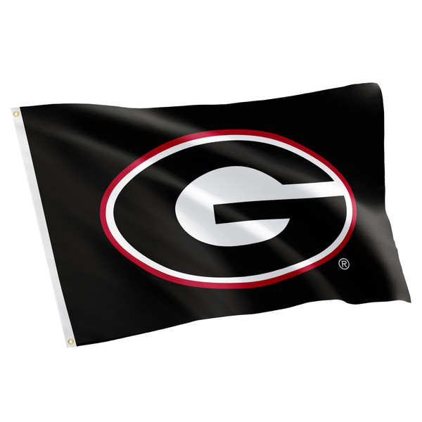 Desert Cactus University of Georgia Flag Bulldogs UGA Dawgs Banners 100% Polyester Indoor Outdoor 3x5 feet Flags (Design 2)