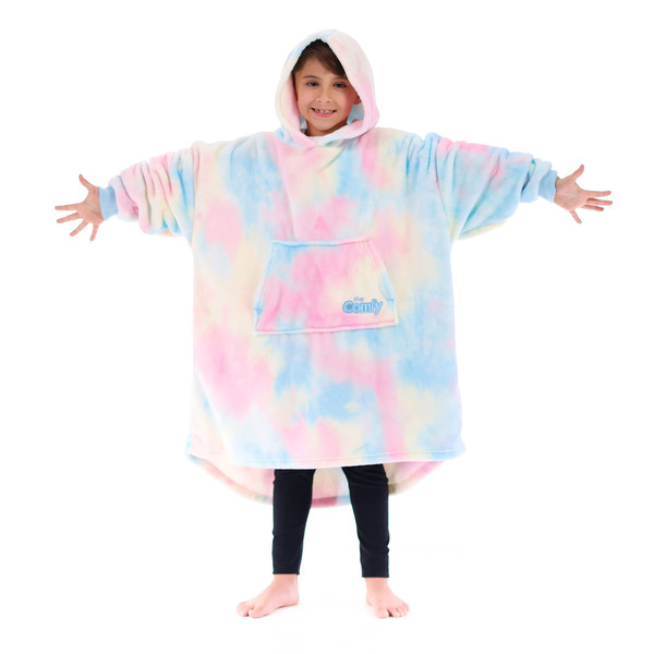 THE COMFY Dream Jr for Kids | Lightweight Microfiber Fleece Wearable Blanket with Hood & Pocket | Seen on Shark Tank