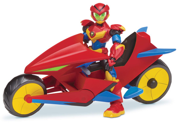 Power Players PWW00 Deluxe Vehicle with Figure - Action Vehicle - Articulated Figure - Random Models - Toy for Children Aged 4+