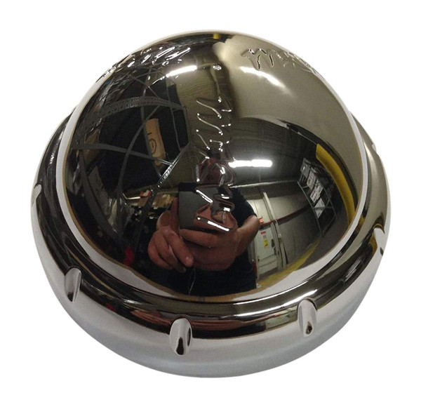 MKW Wheel Rim Threaded Chrome Center Cap C607901-CAP TL MKC-S-001